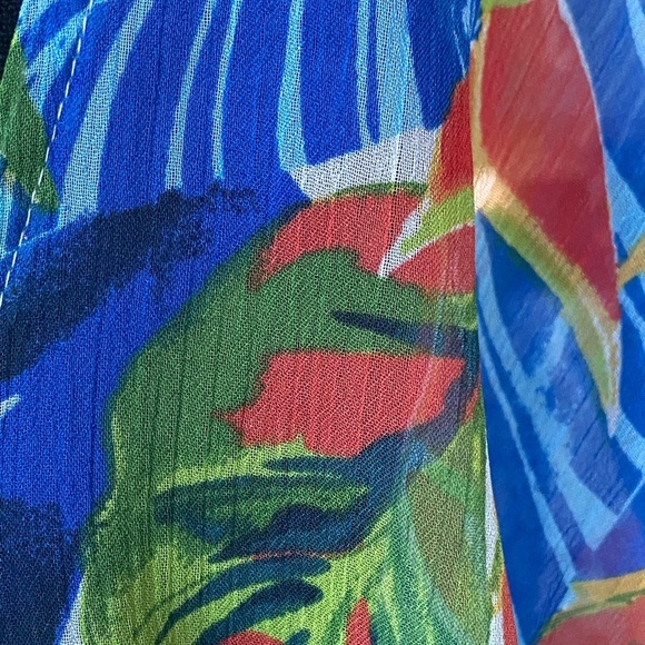 Kona Sol Tropical Swim Coverup with Strappy Back Womens Size XL NWOT Beach - Picture 5 of 10